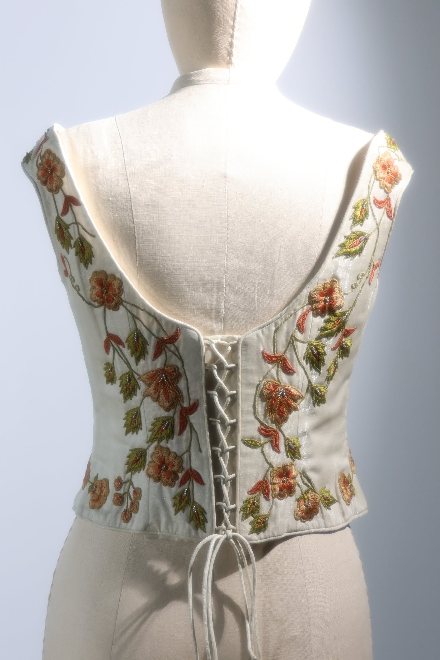 Eavis & Brown Corset TP145 Ivory / Multi