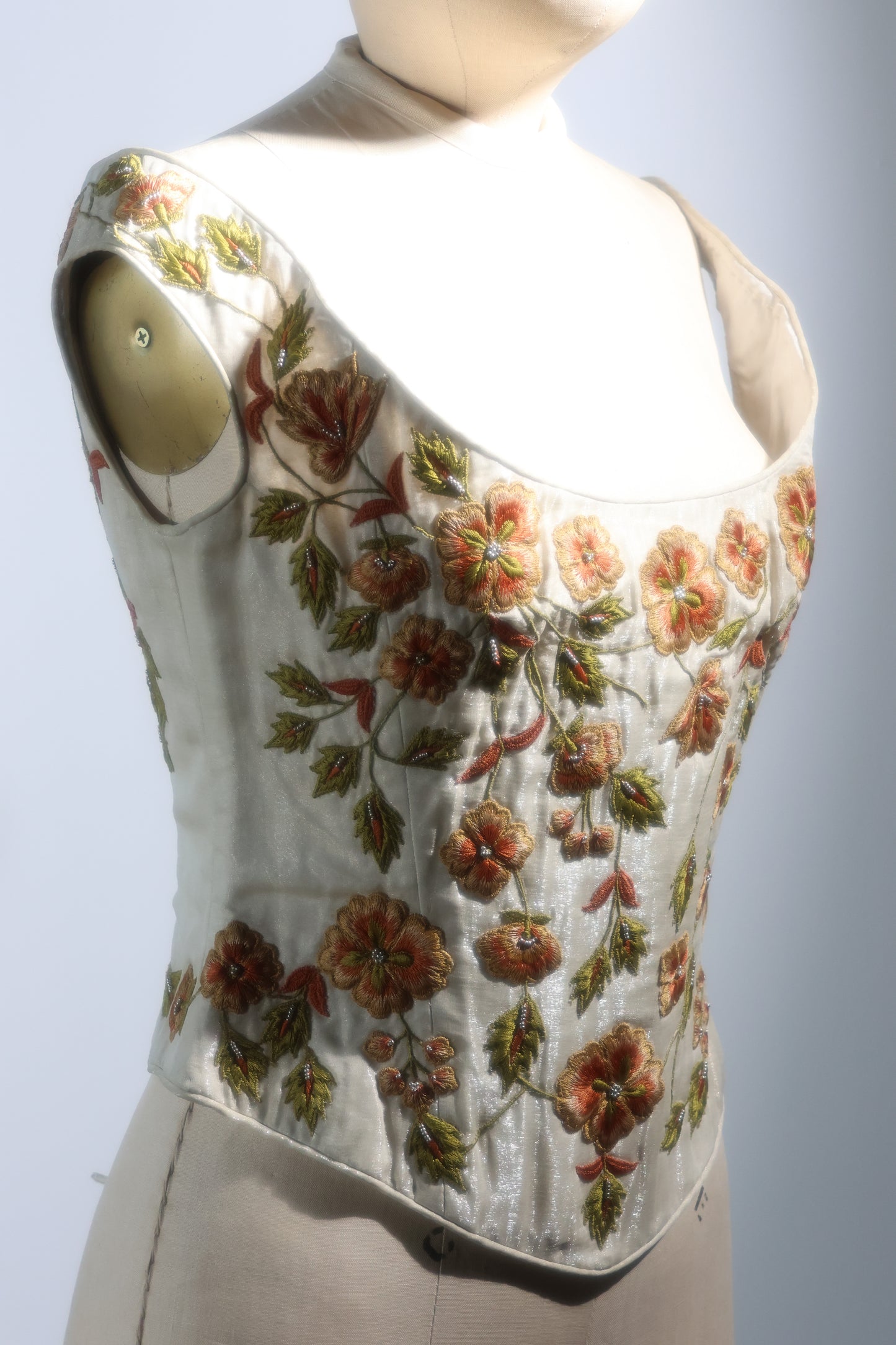 Eavis & Brown Corset TP145 Ivory / Multi