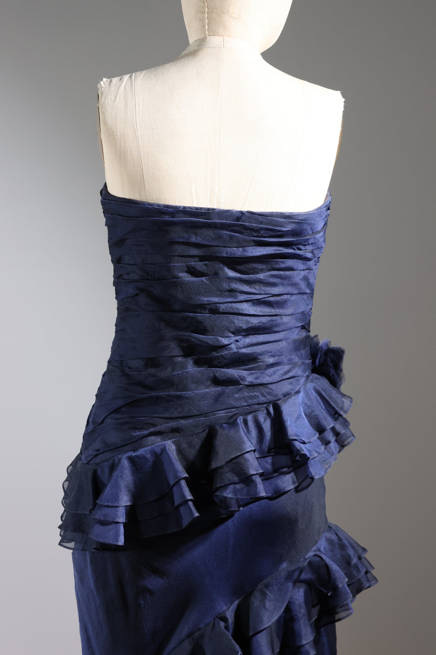 Eavis & Brown Assymetrical Dress - Navy