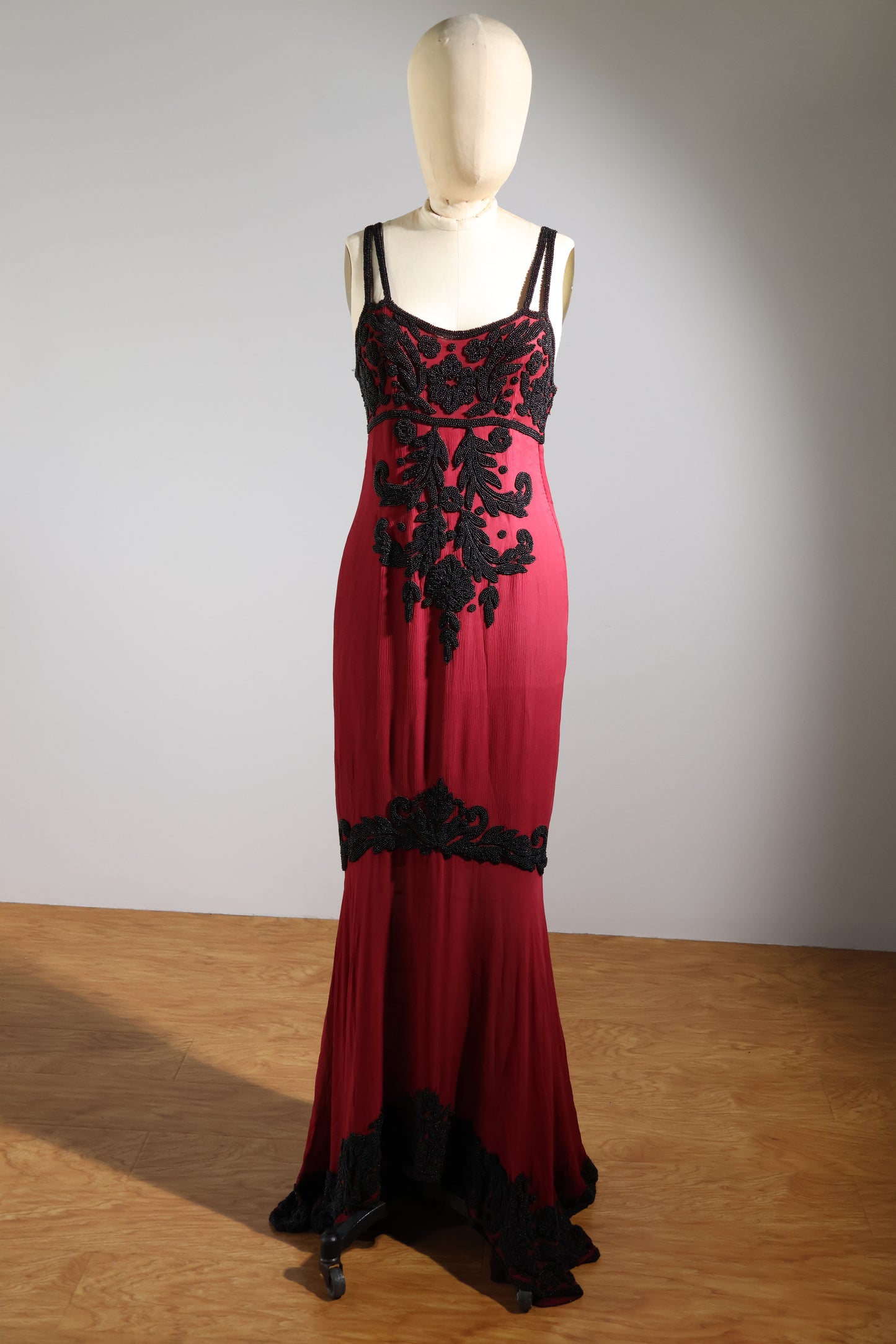 Eavis & Brown Dress 48 - Burgundy / Black