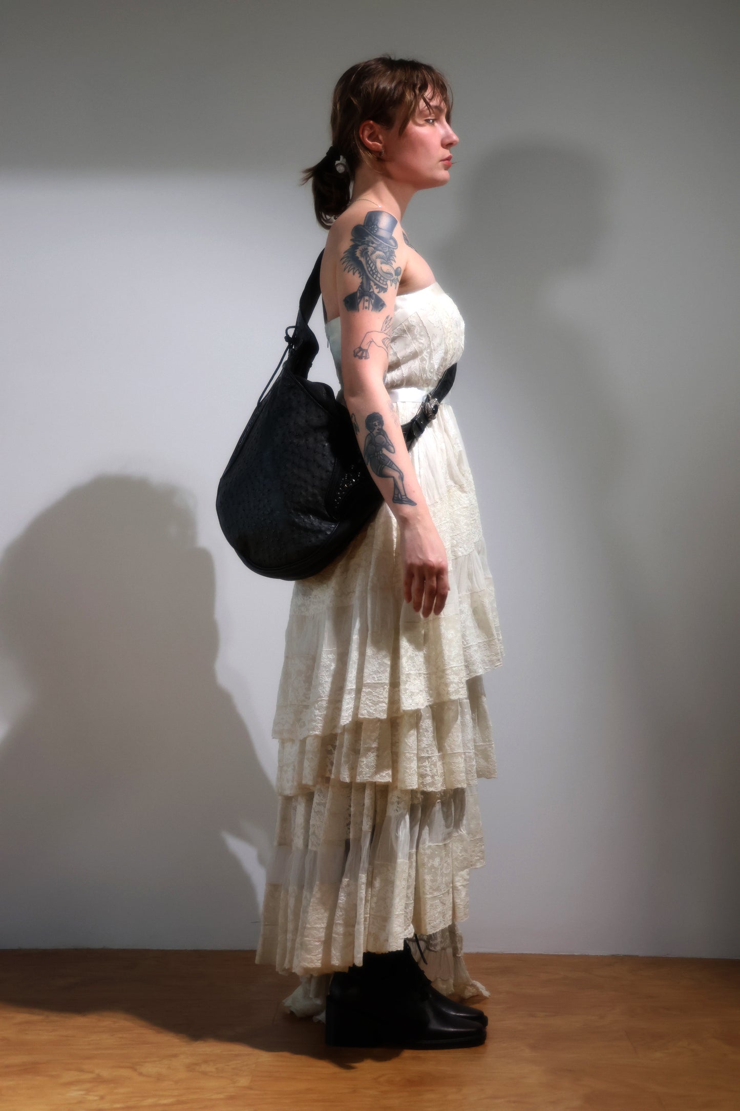 Marc Le Bihan Strapless Lace Dress - Ecru