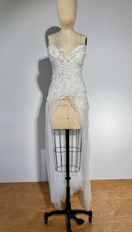Trash Couture Ice Crystal Top - White