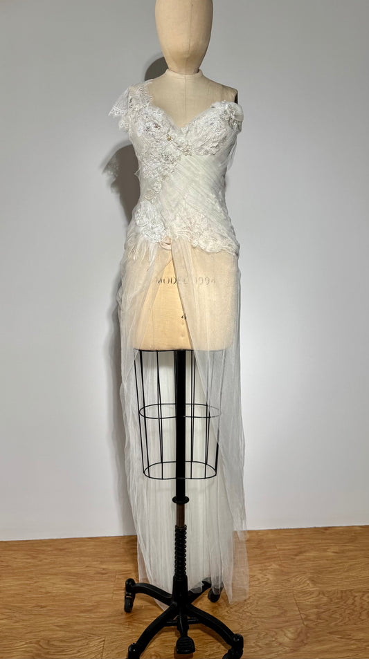 Trash Couture Rosebud Top - Ecru